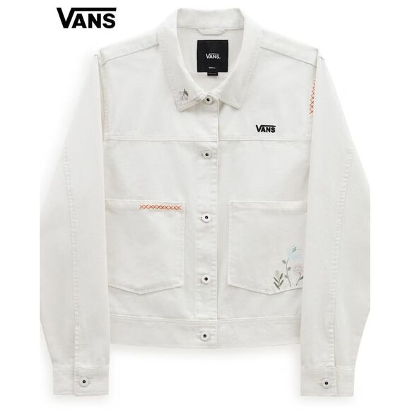 VANS Book It Micro Embroidered Ditsy Floral Jacket sz XS - Picture 5 of 12